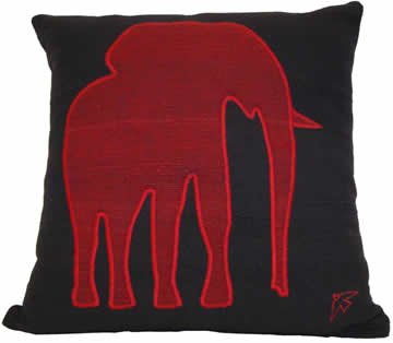 elephant cushion cover